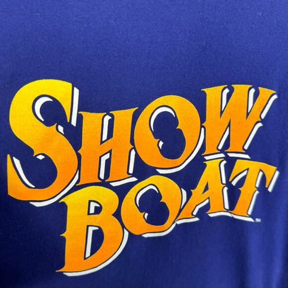 Vintage Show Boat T-Shirt Musical Movie Promo Blue Men's Size XL Single Stich - Picture 4 of 8